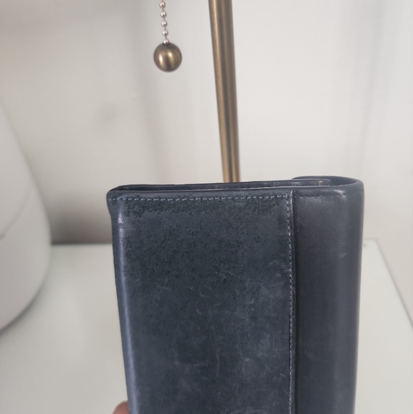 CHLOÉ BLACK LEATHER SUEDE ENVELOPE WALLET RTL $689 - Picture 4 of 6